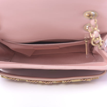 Chanel Calfskin Quilted Enchained Flap Light Pink 5 of 10