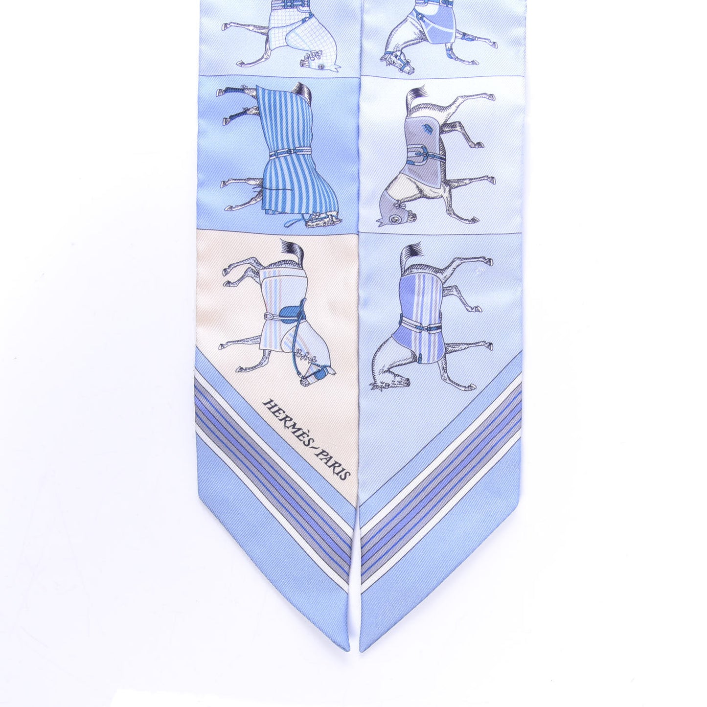 Silk Couvertures Nouvelles Twilly Menthe Ciel Marine Sable