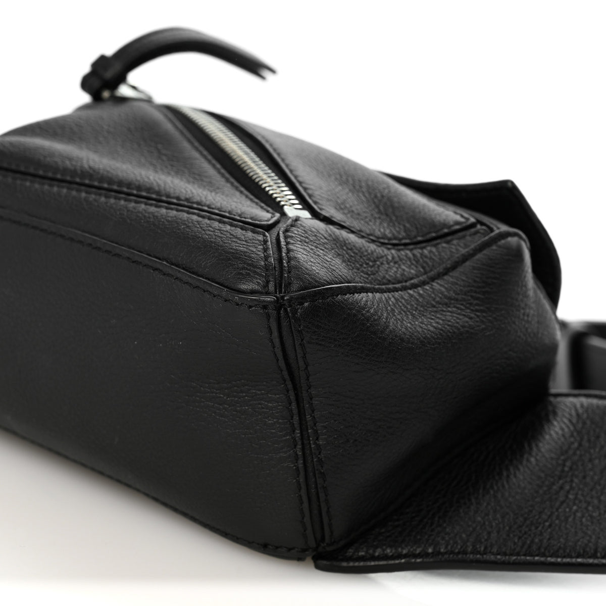 Calfskin Mini Puzzle Bumbag Black