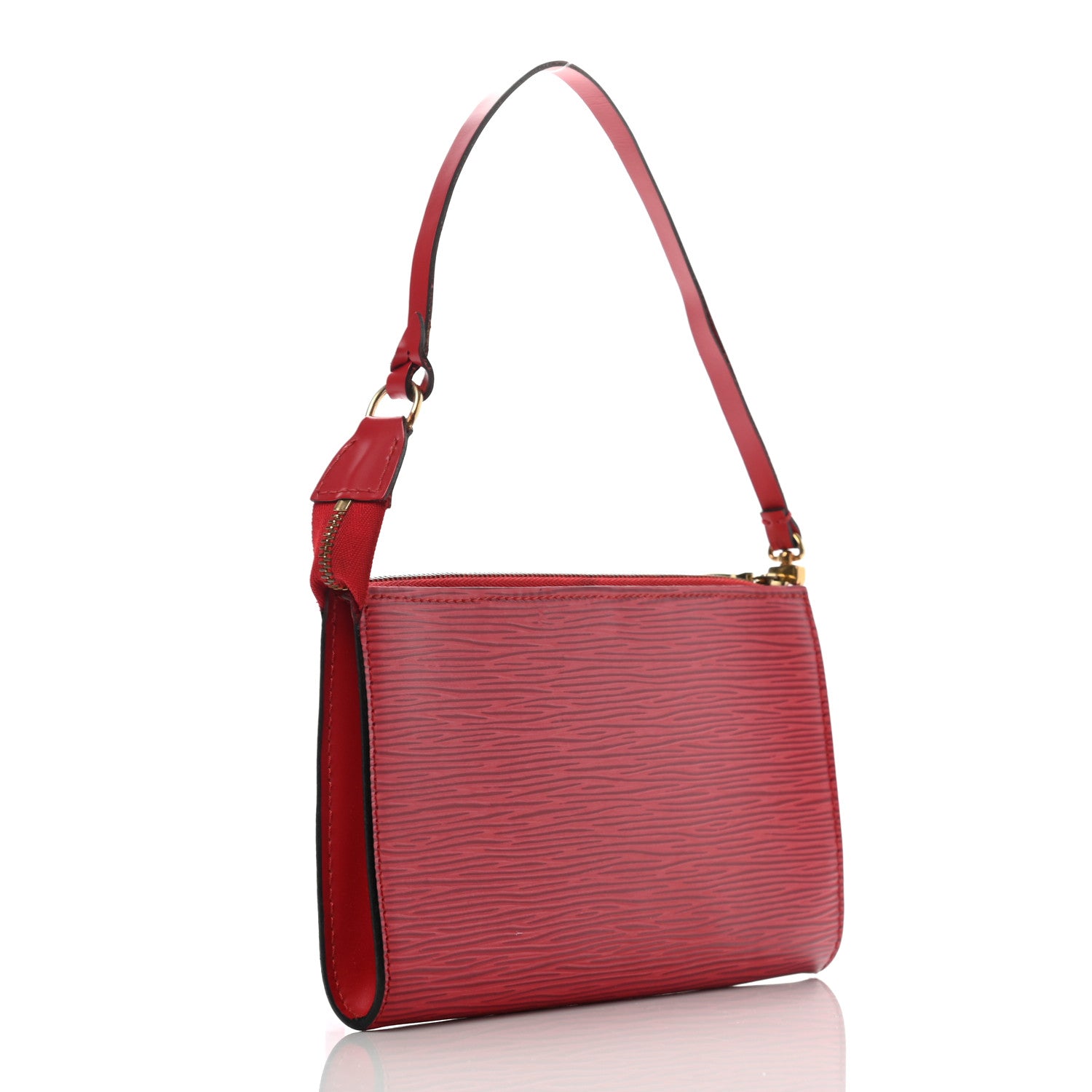 Louis Vuitton Epi Pochette Accessories 24 Castillan Red 3 of 11