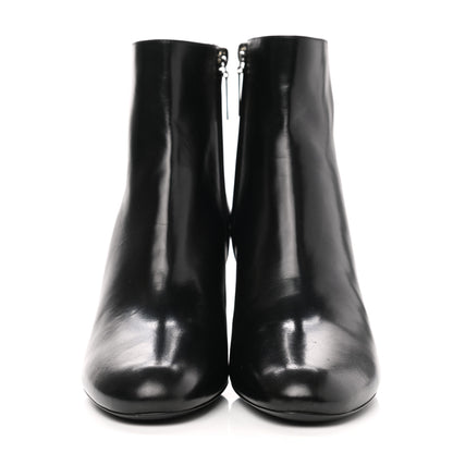 Saint Laurent Nappa Vendome Loulou Ankle Zip Boot 38 Black 2 of 10