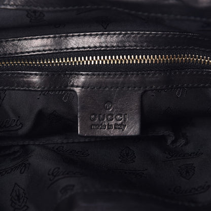 Gucci Calfskin Medium Hysteria Top Handle Bag Black 6 of 9