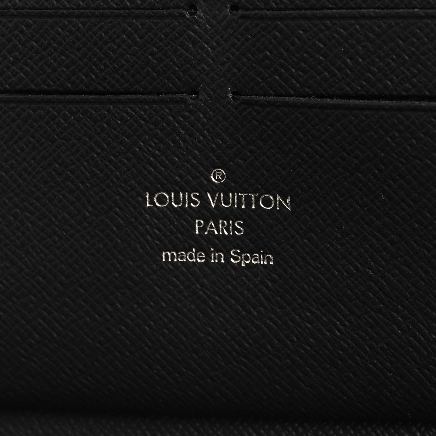 Louis Vuitton Epi Zippy Organizer Wallet Black 6 of 6
