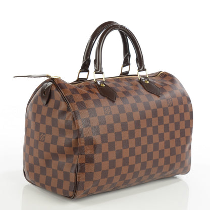 Louis Vuitton Damier Ebene Speedy 30 3 of 9