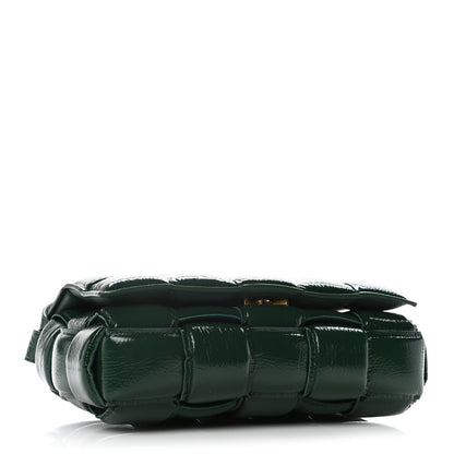 Bottega Veneta Textured Deerskin Maxi Intrecciato Padded Cassette Crossbody Bag Raintree 4 of 11