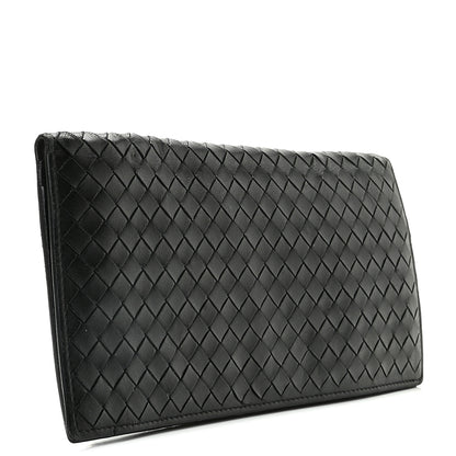 Bottega Veneta Nappa Intrecciato Long Bifold Wallet Black 3 of 13