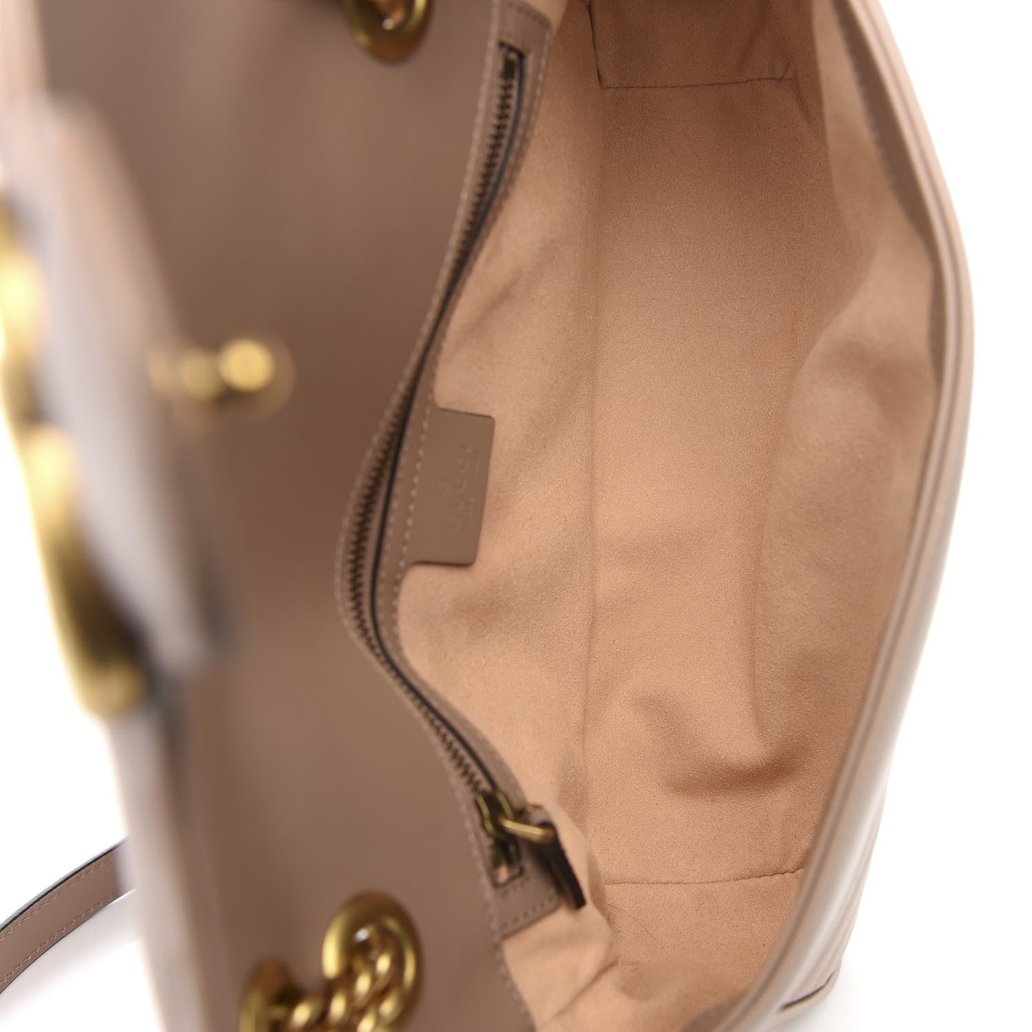 Gucci Calfskin Matelasse Small GG Marmont Shoulder Bag Porcelain Rose 4 of 8