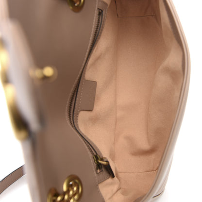 Gucci Calfskin Matelasse Small GG Marmont Shoulder Bag Porcelain Rose 4 of 8