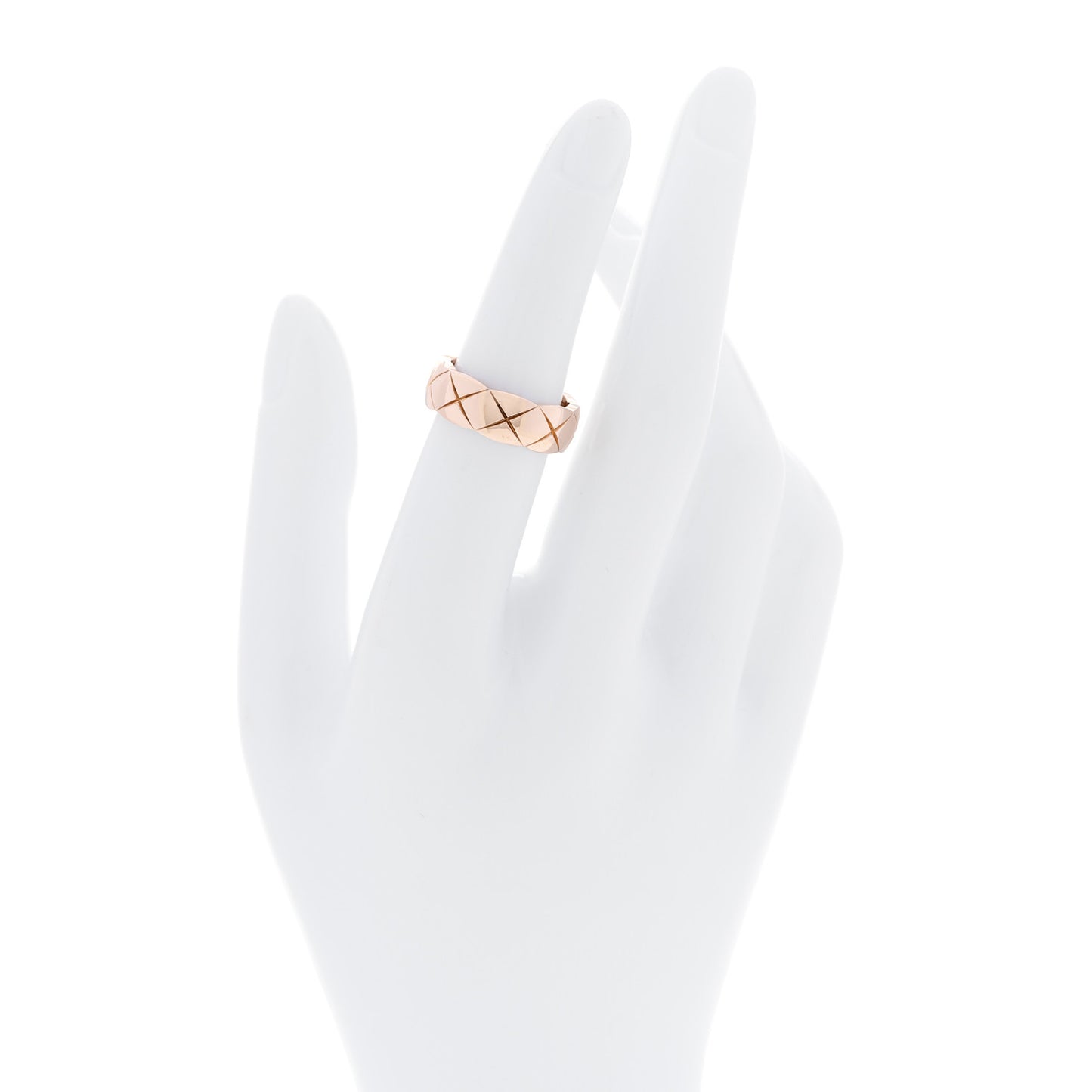 18K Beige Gold Small Coco Crush Ring 52 6