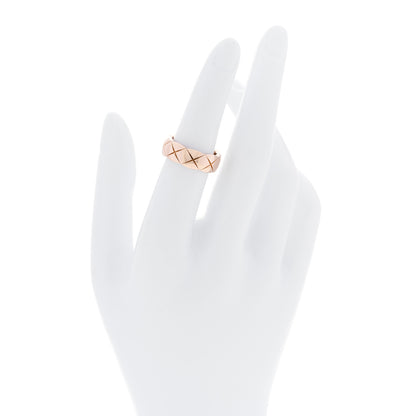 Chanel 18K Beige Gold Small Coco Crush Ring 52 6 2 of 7