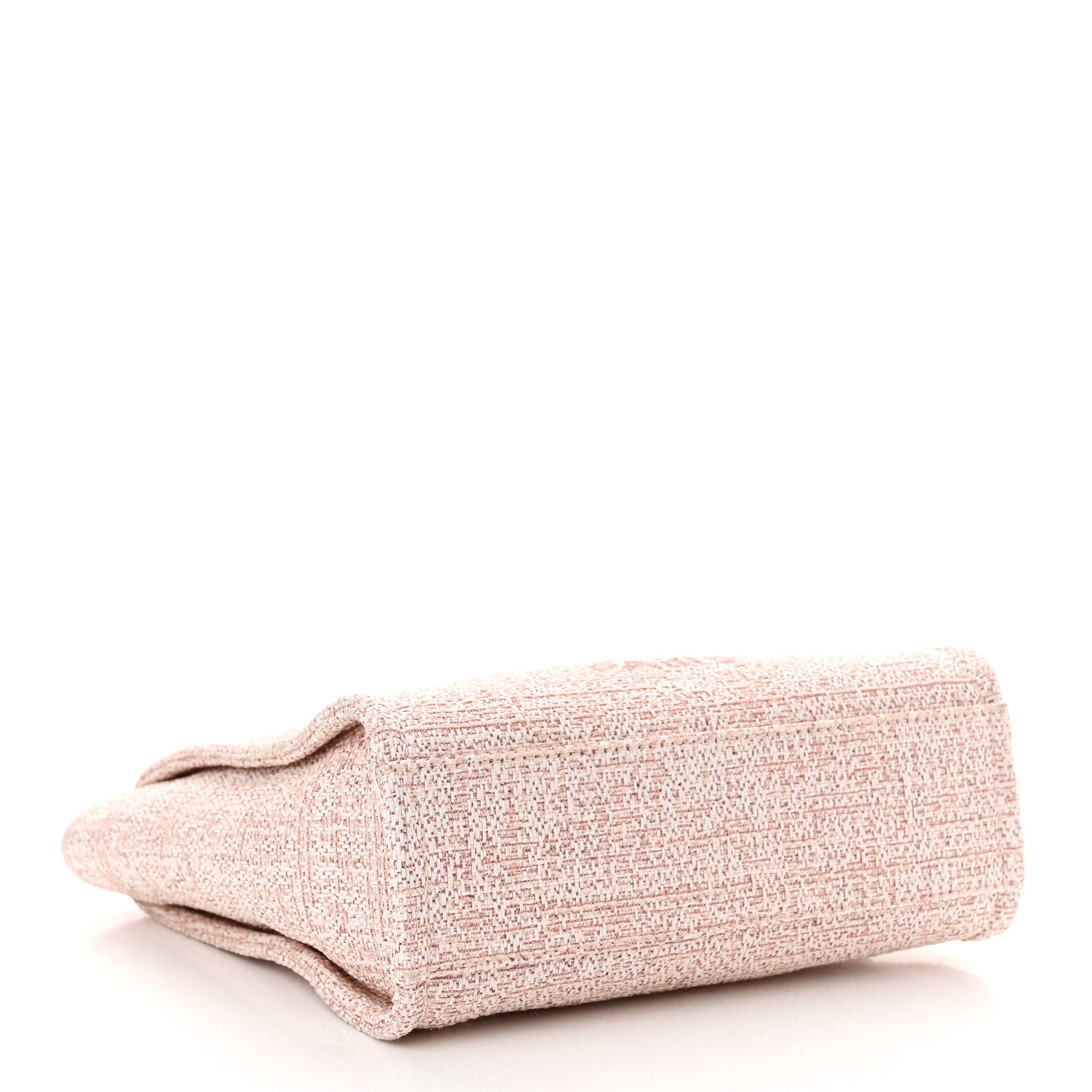 Lurex Boucle Mini Deauville Tote Pink