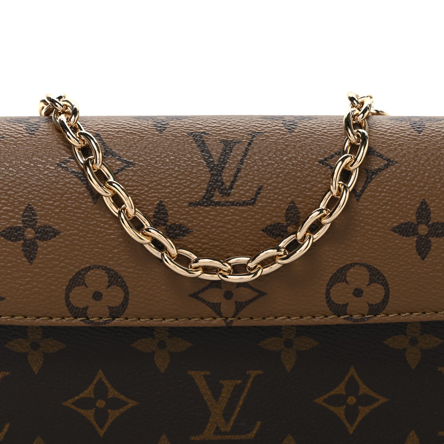 Reverse Monogram Ivy Wallet On Chain