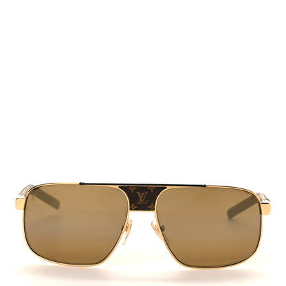 Louis Vuitton Monogram Pacific Sunglasses Z2338W Gold 2 of 8