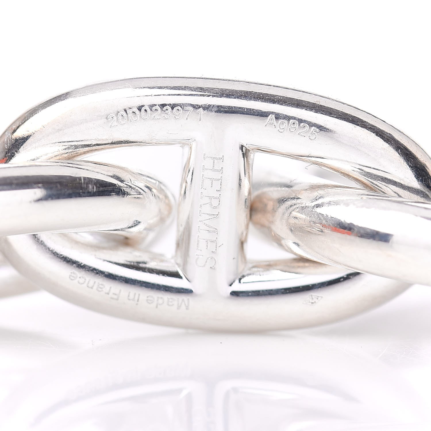 Hermes Sterling Silver MM Chaine d'Ancre Bracelet 4 of 4