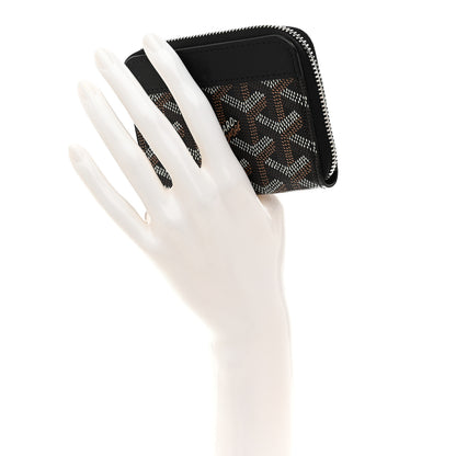 Goyard Goyardine Matignon Porte Monnaei Wallet Black 2 of 7