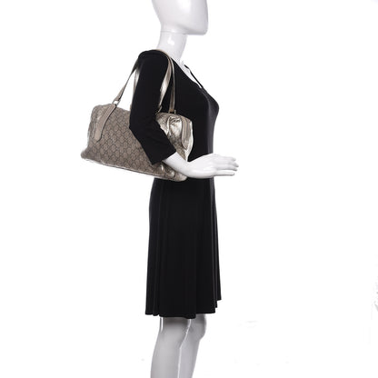 Gucci Metallic Guccissima Boston Gold 2 of 10