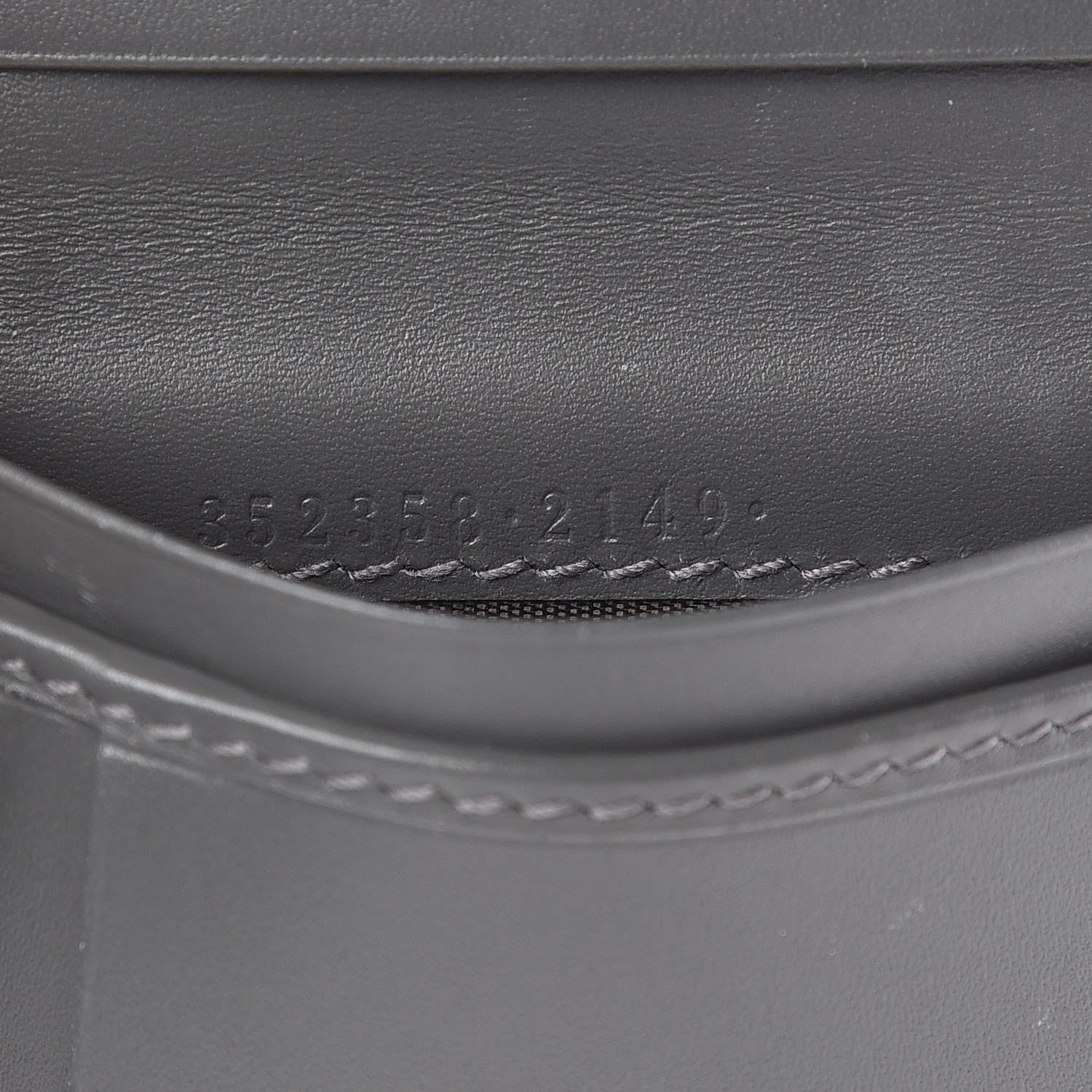 Gucci Guccissima Bi-Fold Wallet Grey 8 of 8