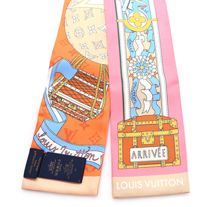 Louis Vuitton Silk Monogram LV Journey Bandeau Rose Orange 2 of 3