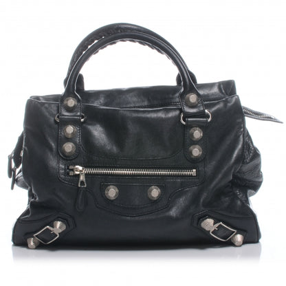 Balenciaga Agneau Giant 21 Silver Hardware Mid Day Black 2 of 9