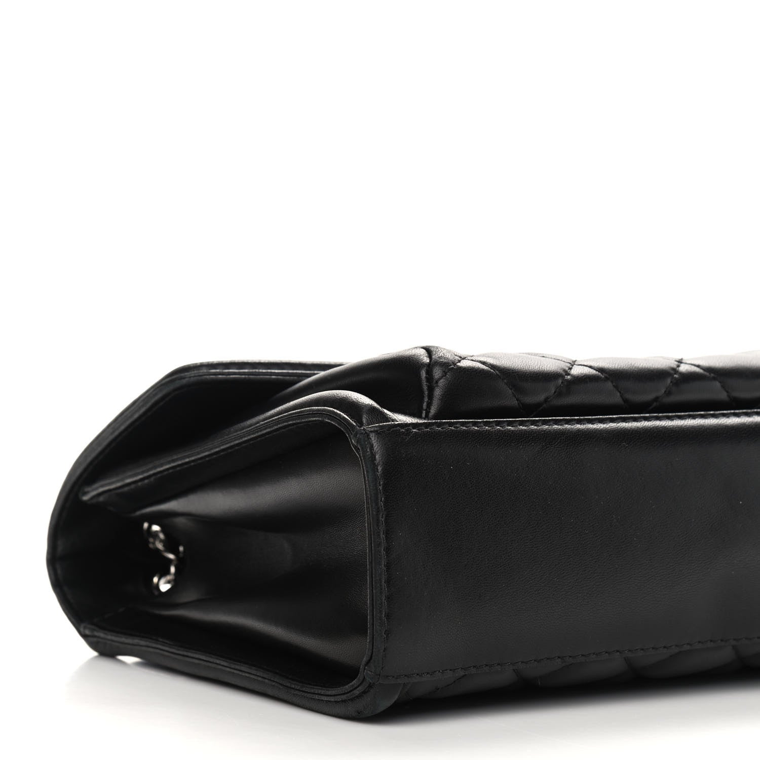 Chanel Lambskin Quilted Large Geometric Flap Black 10 of 11