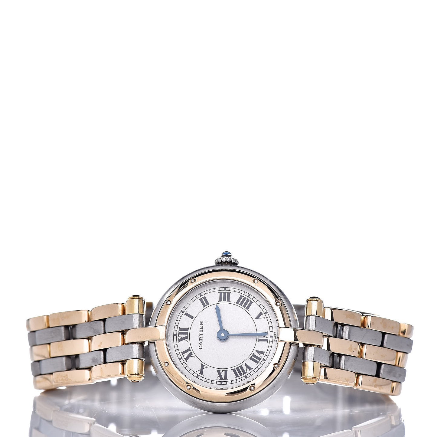 Stainless Steel 18K Yellow Gold 24mm Panthere Vendome Quartz Watch
