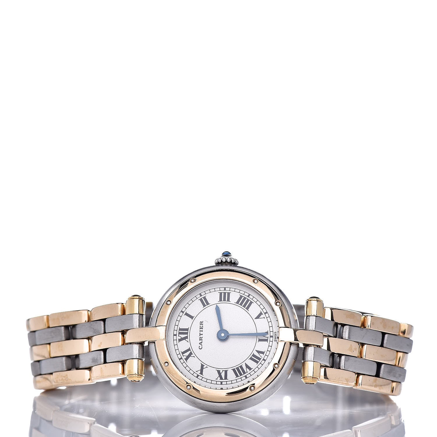 Cartier Stainless Steel 18K Yellow Gold 24mm Panthere Vendome Quartz Watch 3 of 6