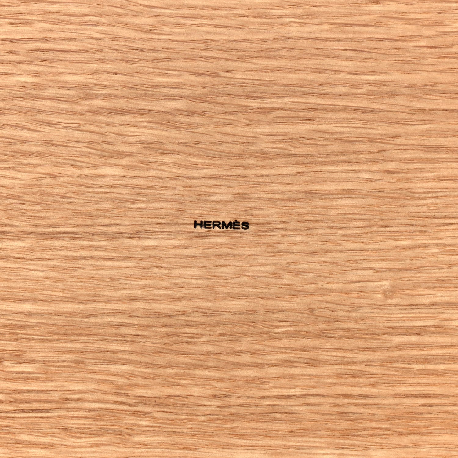 Hermes Natural Oak Wood Hunter Cowhide Medium Etriviere Tray Natural Ebene 5 of 7