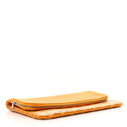 Goyard Goyardine Sainte Marie Soft Clutch Yellow 4 of 7