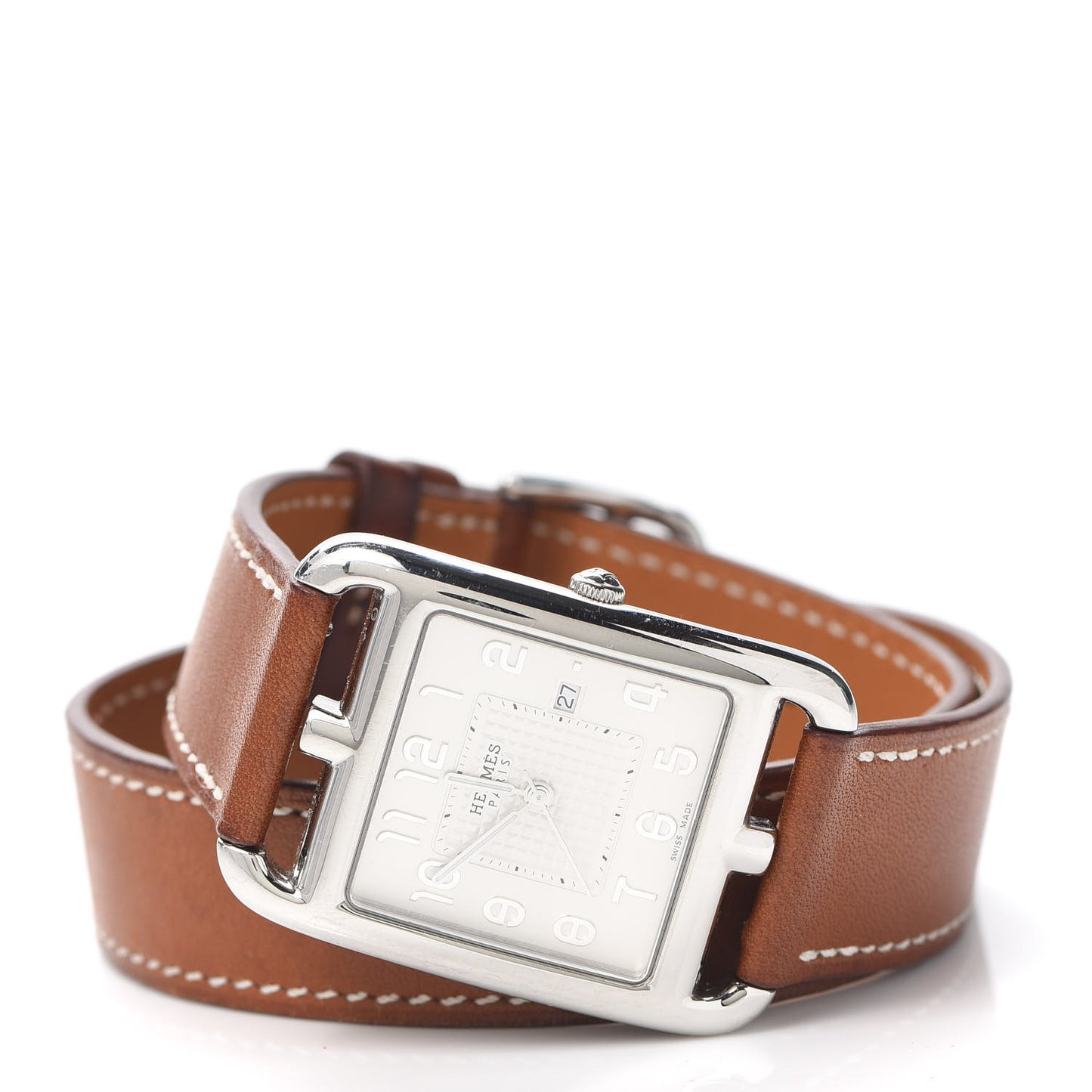 Stainless Steel Barenia 29mm Cape Cod Double Tour Quartz Watch Fauve