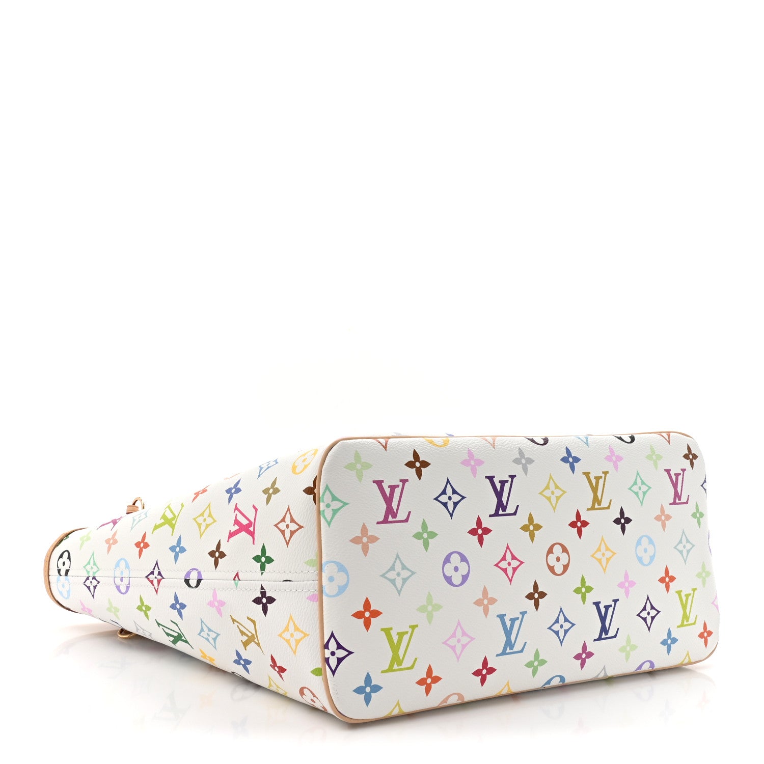 Louis Vuitton LV X TM Monogram Multicolor Neverfull MM White 5 of 10