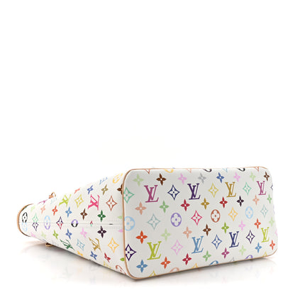 Louis Vuitton LV X TM Monogram Multicolor Neverfull MM White 5 of 10