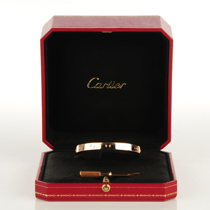 Cartier 18K Pink Gold LOVE Bracelet 16 4 of 6