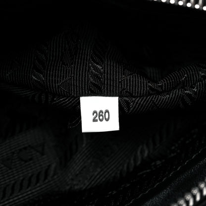 Prada Soft Calfskin Impunture Diagramme Belt Bag Black 7 of 11