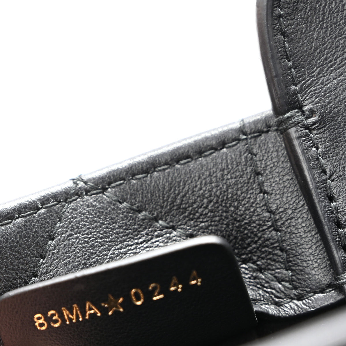 Calfskin Macrocannage Mini Book Tote Black