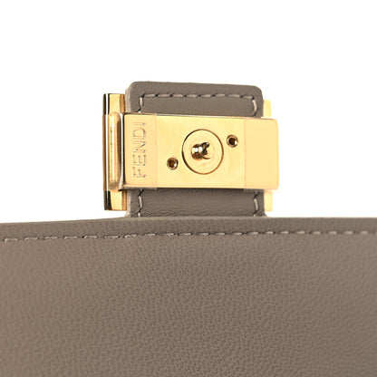 Fendi Nappa Matisse FF Embossed Wallet On Chain Baguette Dove 6 of 10