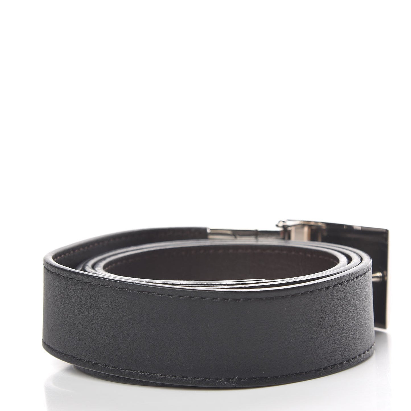 Calfskin 30mm Reversible Belt 90 36 Black Dark Brown