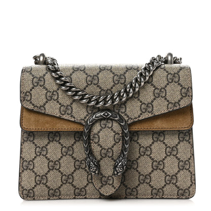 Gucci GG Supreme Monogram Mini Dionysus Shoulder Bag Taupe 1 of 10