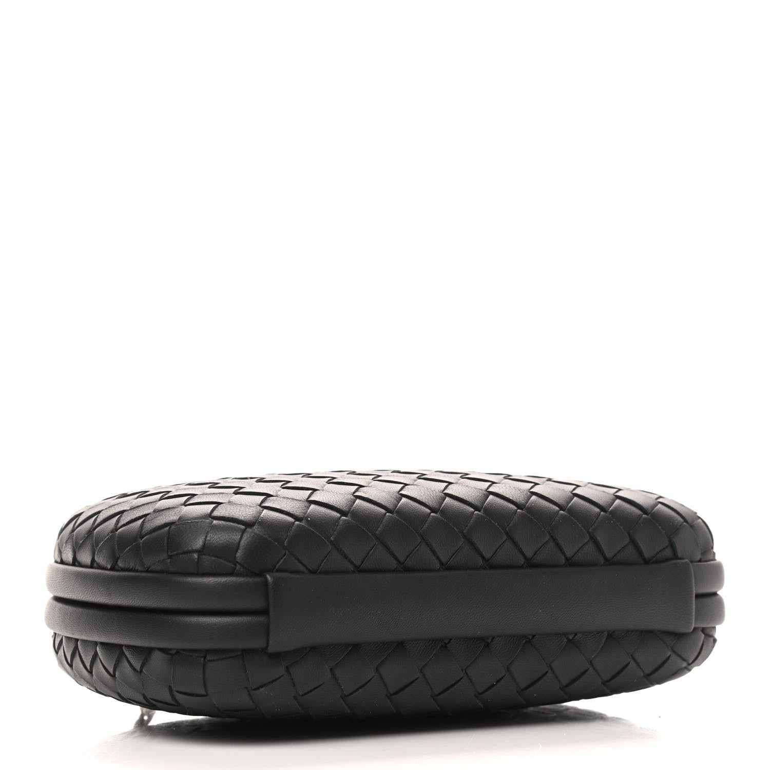 Bottega Veneta Nappa Intrecciato Chain Knot Clutch Black 3 of 8