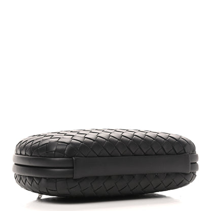 Bottega Veneta Nappa Intrecciato Chain Knot Clutch Black 3 of 8