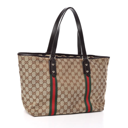 Gucci Monogram Large Jolicoeur Tote Brown 3 of 12