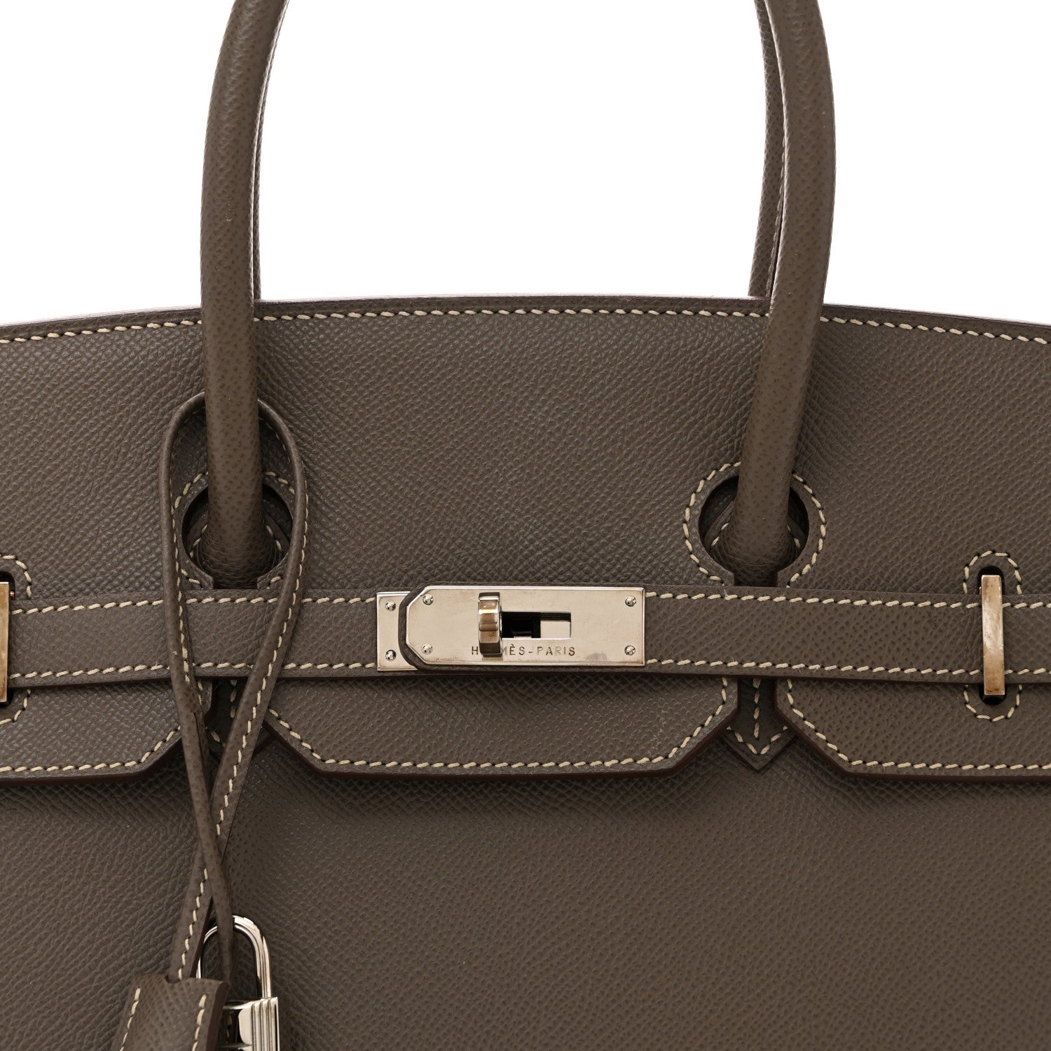 Hermes Epsom Candy Birkin 35 Etain Bleu Thalassa 9 of 16