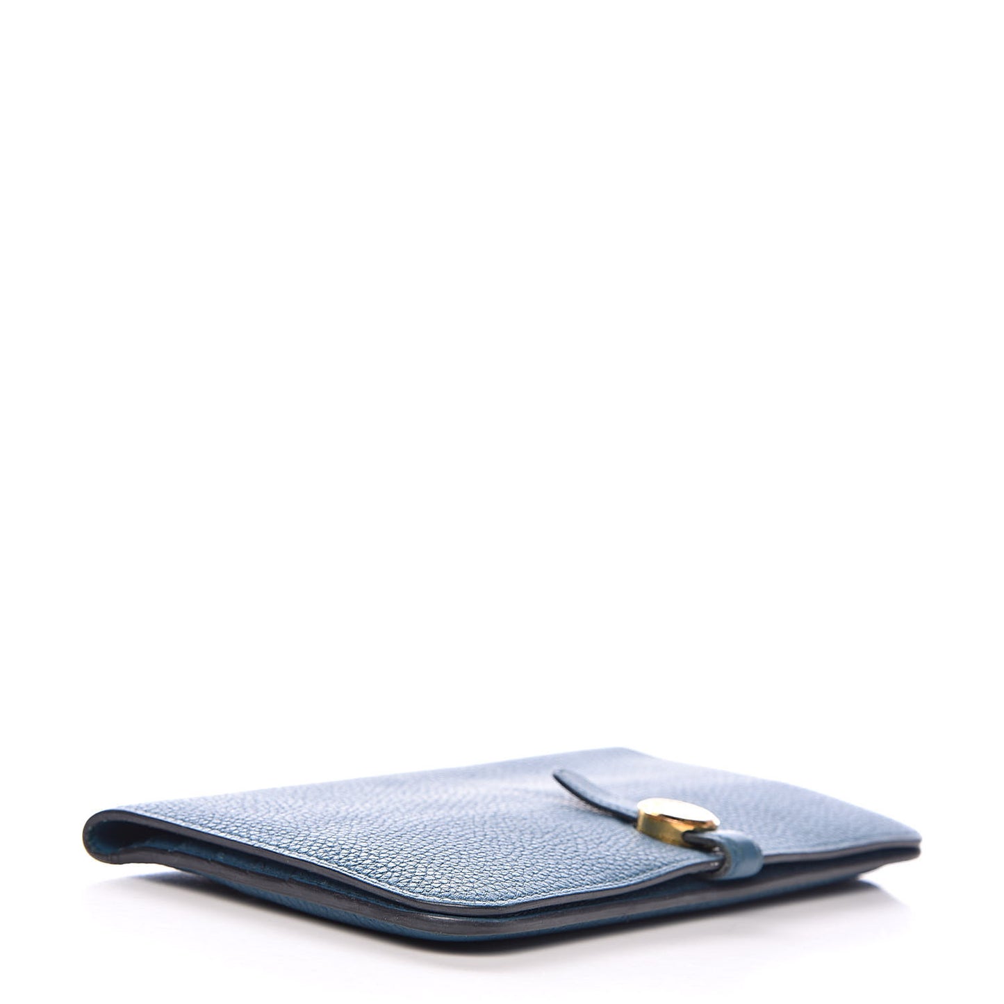 Taurillon Clemence Dogon Recto Verso Wallet Cobalt