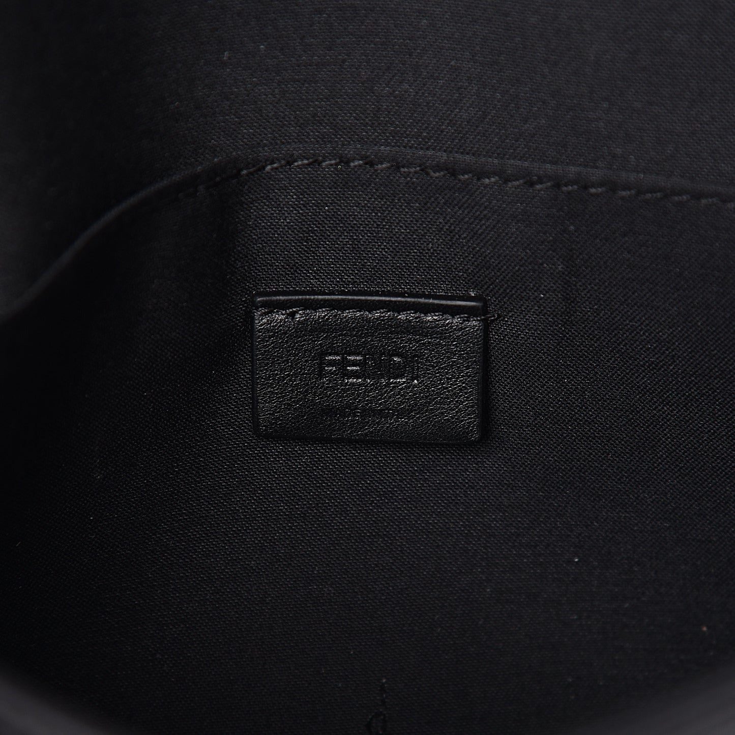 Vitello Cruise F is Fendi Envelope Wallet on Chain with Pouches Black
