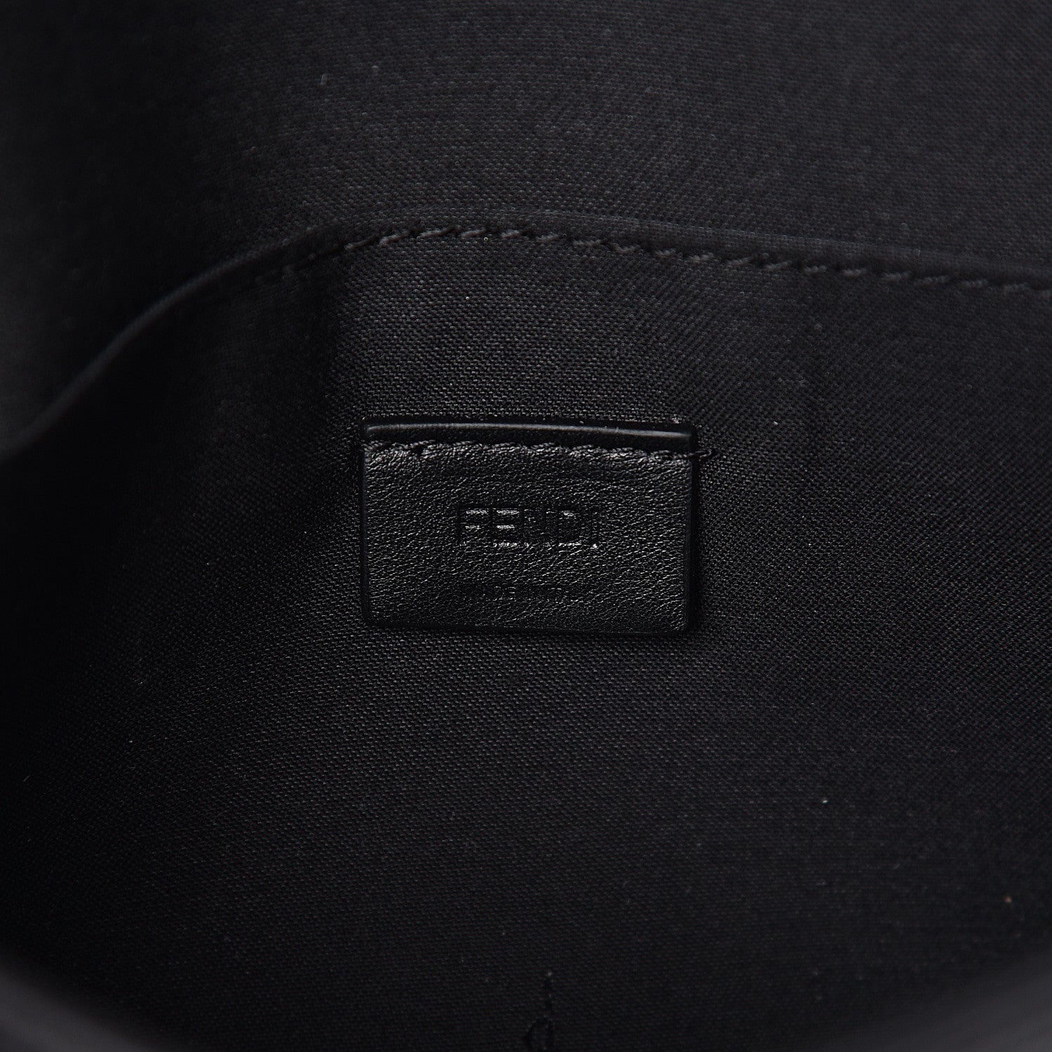 Fendi Vitello Cruise F is Fendi Envelope Wallet on Chain with Pouches Black 8 of 13