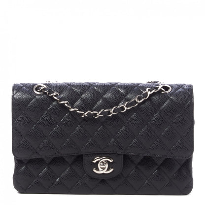 Chanel Caviar Quilted Medium Double Flap Black 1 of 10