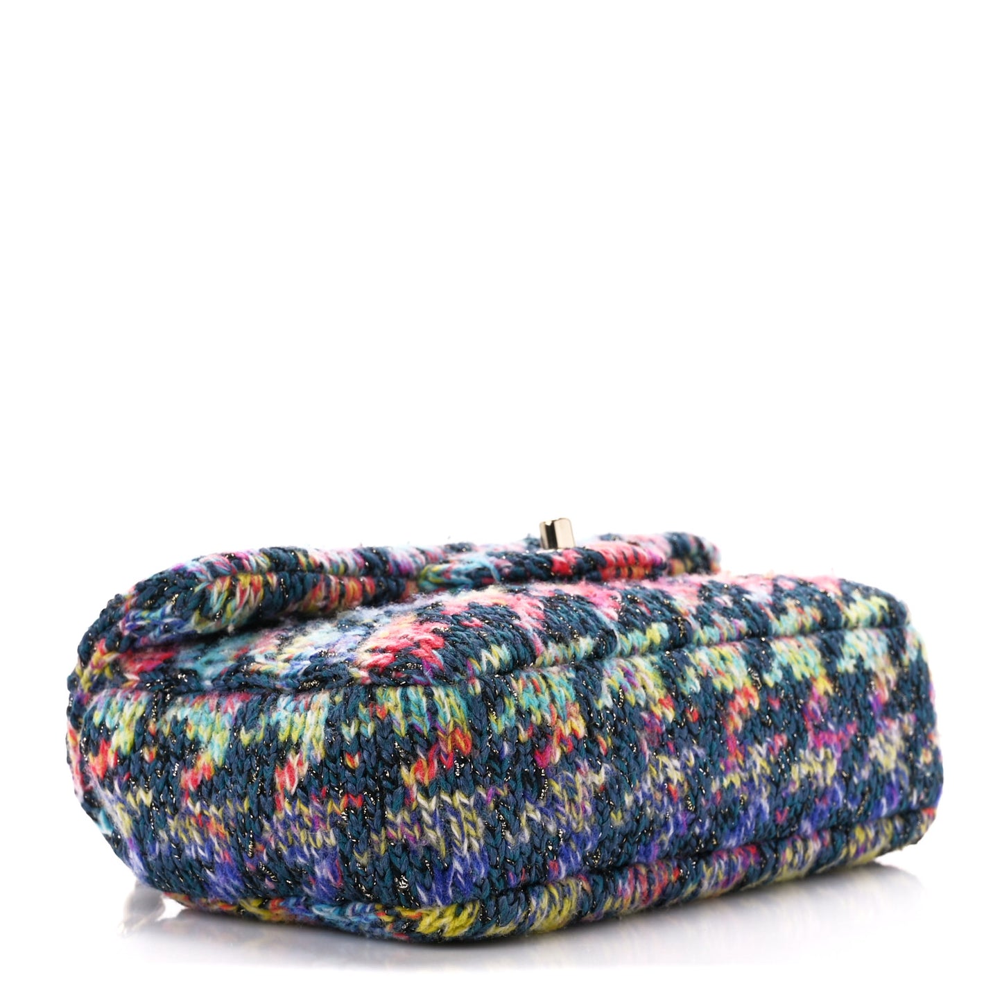 Knit Mini Rectangular Flap Multicolor