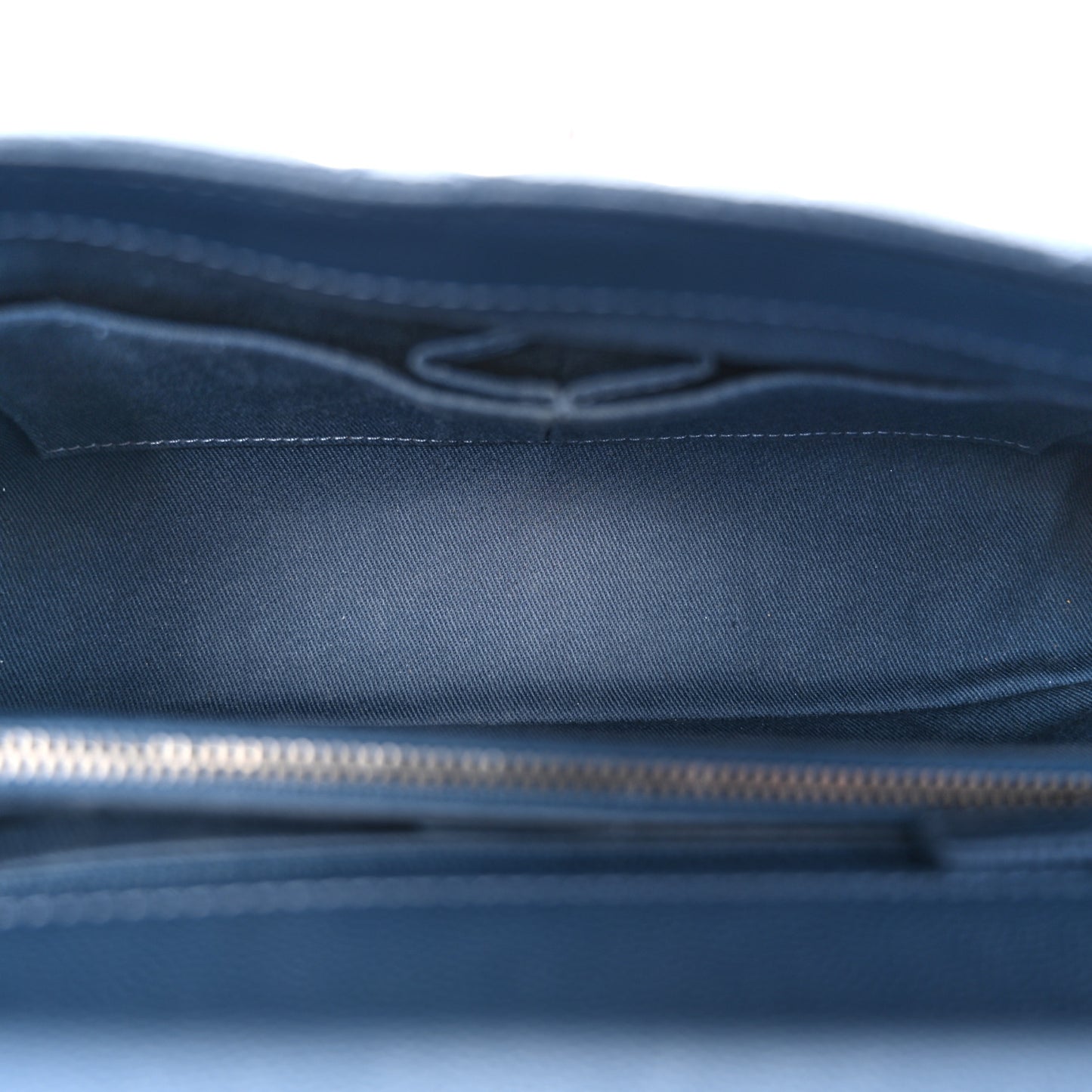 Caviar Quilted Small Coco Handle Flap Blue