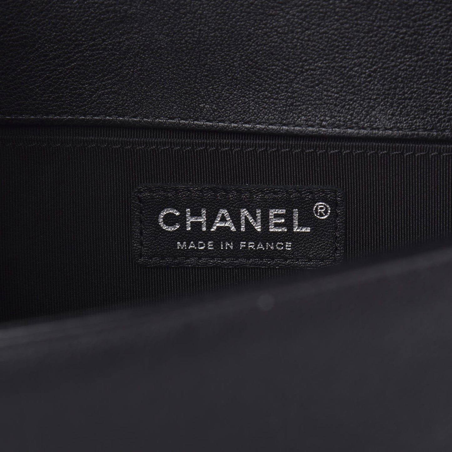 Calfskin Quilted Medium Boy Flap Black