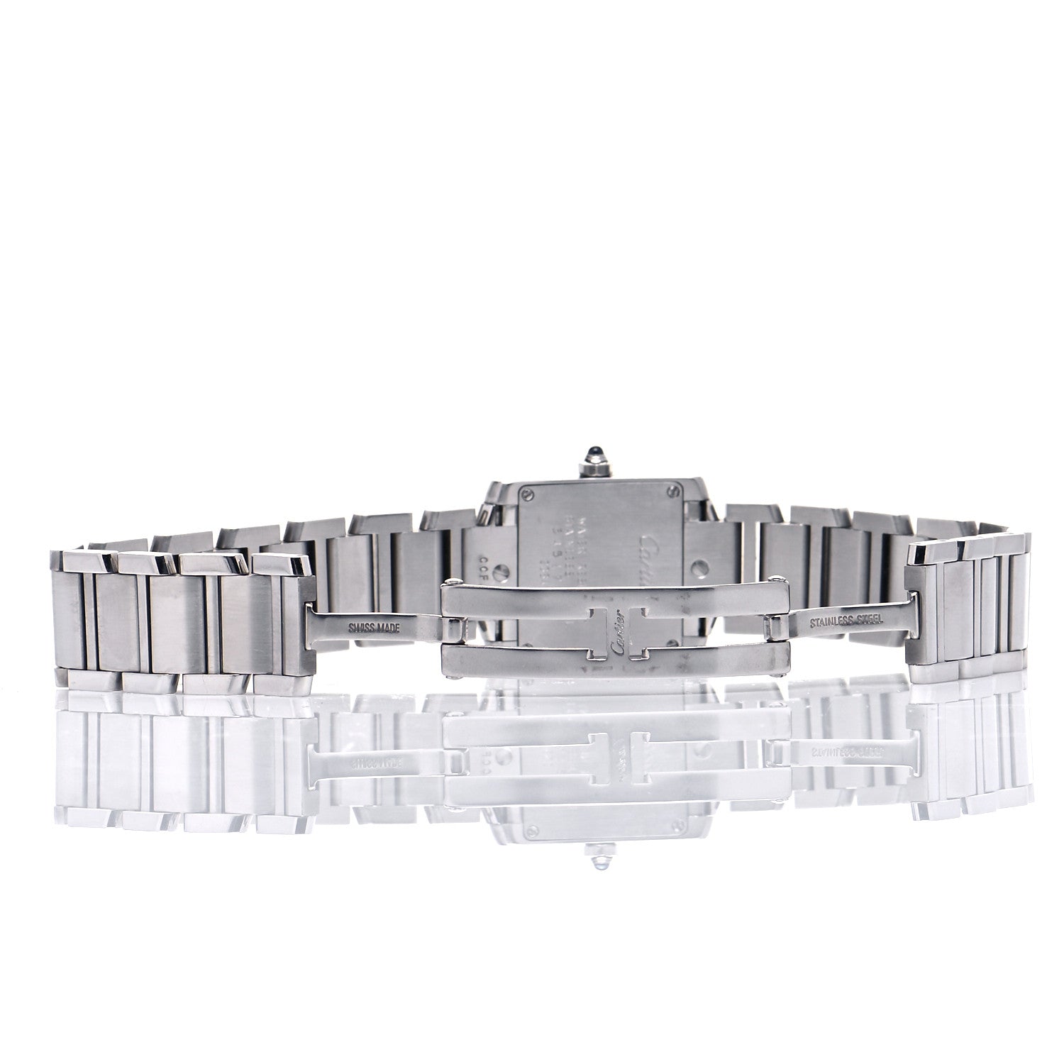 Cartier Stainless Steel 20mm Tank Francaise Quartz Watch 5 of 5