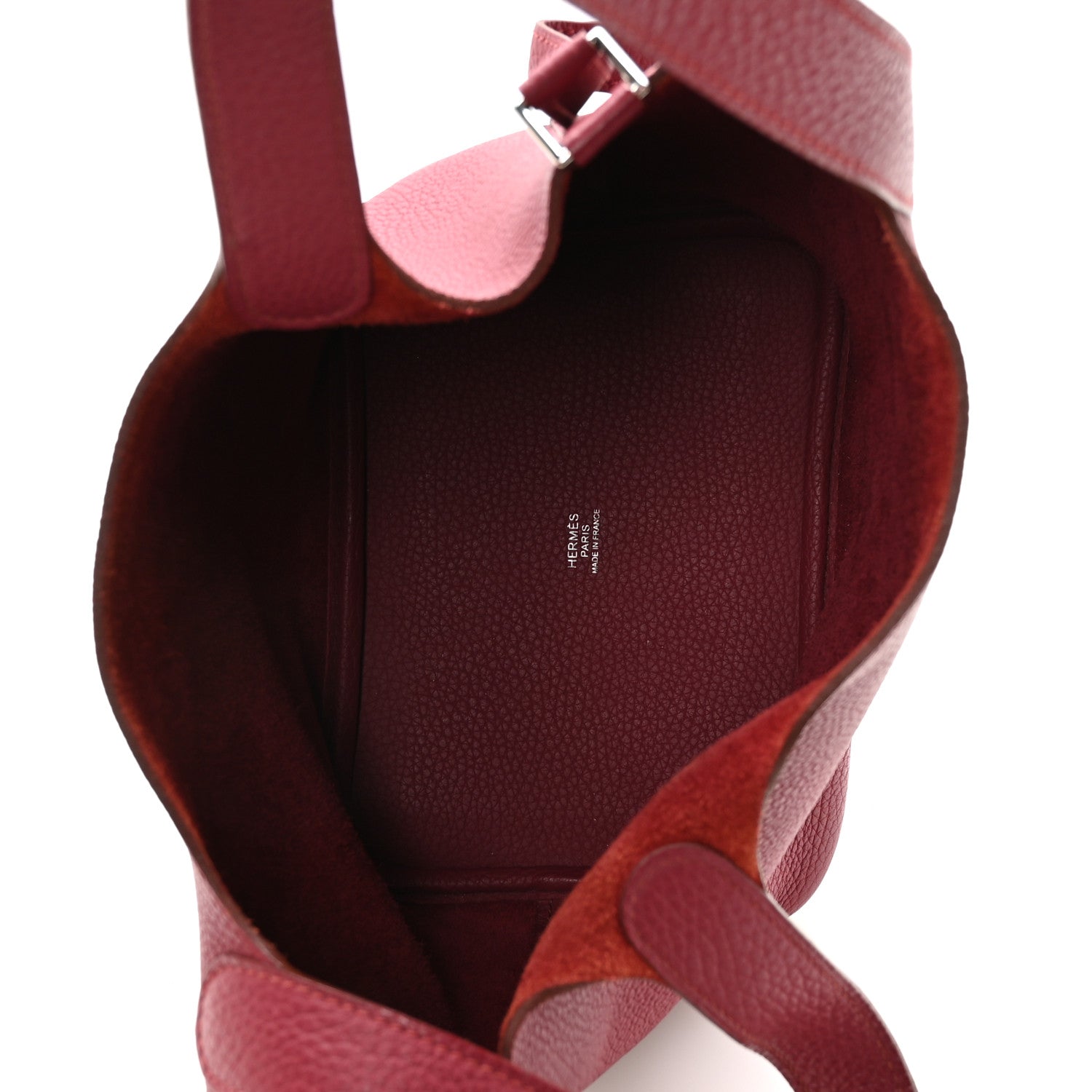 Hermes Taurillon Clemence Picotin Lock 18 PM Rouge Grenat 4 of 11